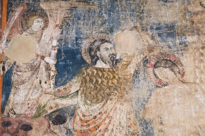 Fresco in de kathedraal (detail) door Unbekannt Unbekannt